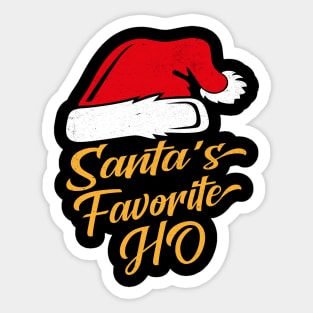 Santas favorite ho Sticker